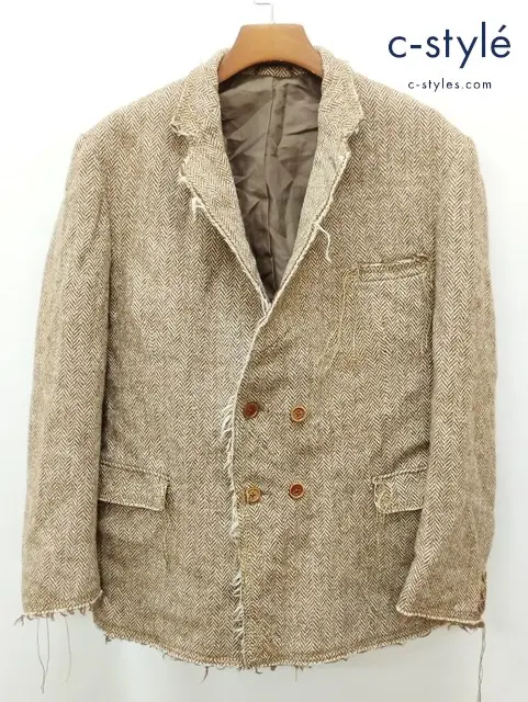 Rebuild by Needles×HARRIS TWEED リビルドバイニードルズ×ハリスツイード ジャケット M ブラウン