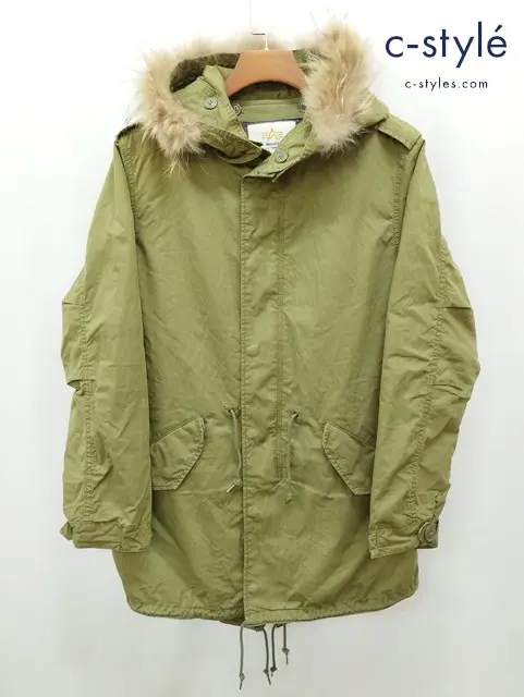 ALPHA INDUSTRIES×Lee アルファインダストリーズ×リー モッズコート L カーキ