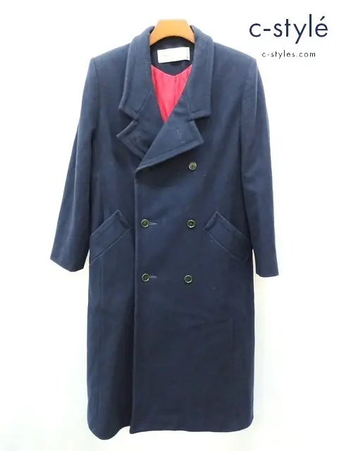 mackintosh マッキントッシュ ロングピーコート 14P ネイビー USA製
