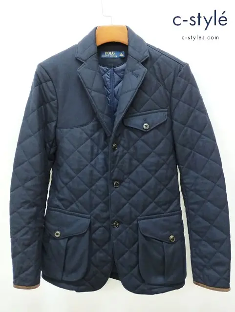 POLO RALPH LAUREN ポロラルフローレン キルティングジャケット XS ネイビー 71451