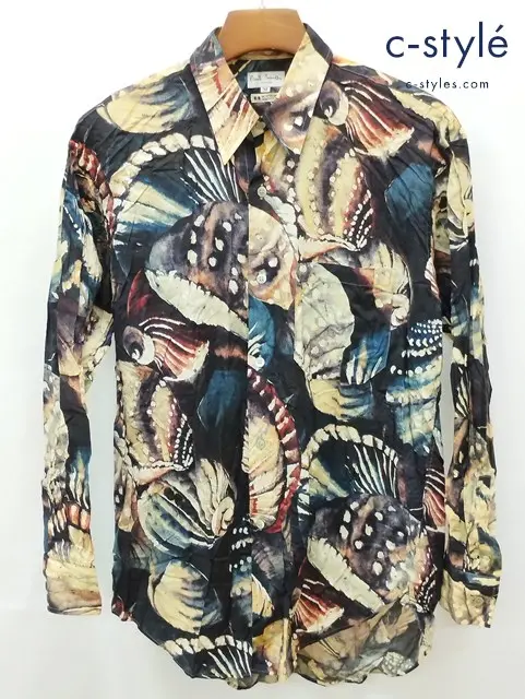 Paul Smith ポールスミス シャツ M マルチカラー 総柄 長袖
