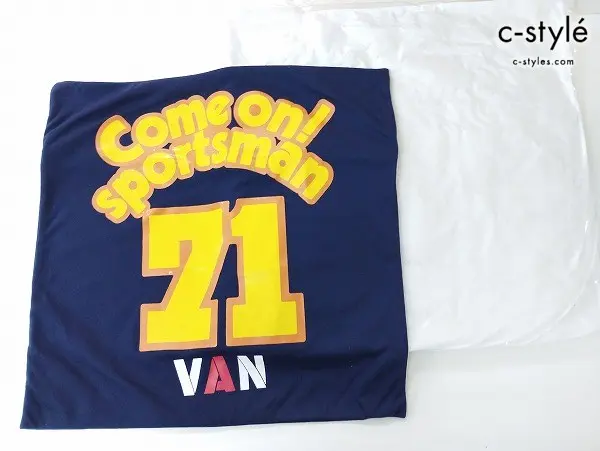 VAN JAC ヴァンヂャケット クッションカバー ネイビー クッション付き Come on! sportsman VA00684