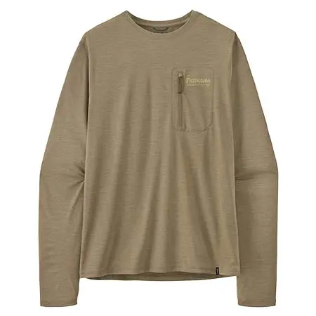 パタゴニア(patagonia) メンズ・ロングスリーブ・キャプリーン・クール・サン・シャツ ウォーター・ピープル・バナー 44931
