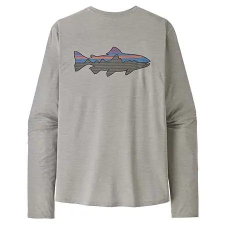 パタゴニア(patagonia) メンズ・ロングスリーブ・キャプリーン・クール・サン・シャツ フィッツロイ・トラウト 44932