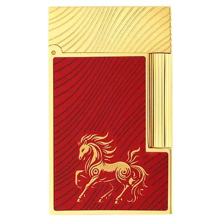 デュポン(S.T.Dupont) ライター ライン2 ギヨシェ ホース レッド C16080CL