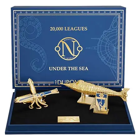 デュポン(S.T.Dupont) コレクションセット ファイヤー＆ライティング　プレステージセット 20’000 Leagues under the seas オーシャンブルー C2MOBILIS