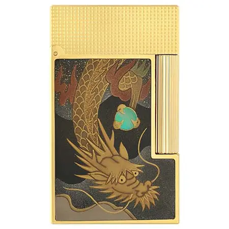 デュポン(S.T.Dupont) ライター ライン2 ドラゴン MAKI E ゴールド C16150