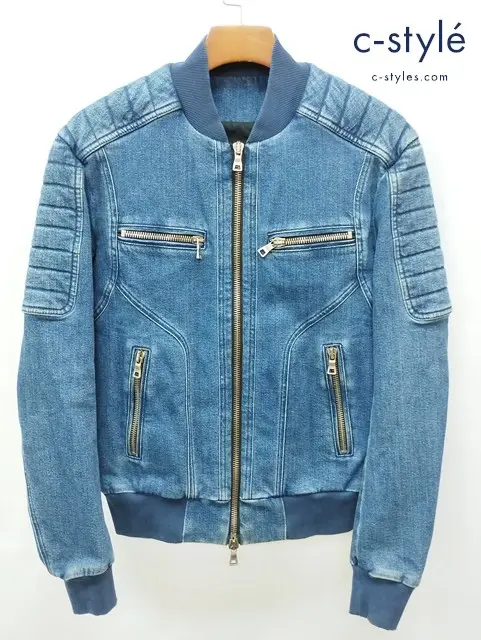 BALMAIN バルマン デニムジャケット XS インディゴ S8H2103T348