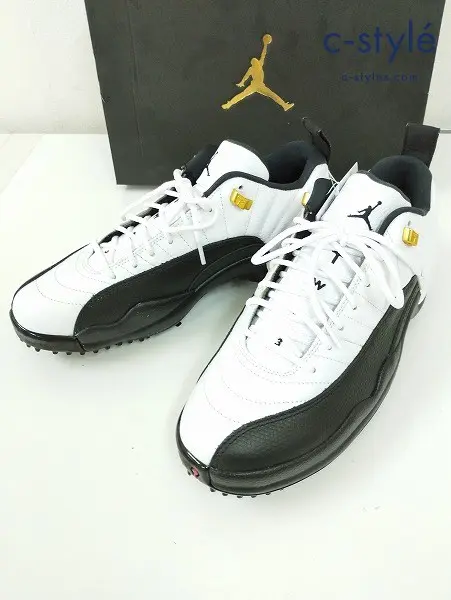 NIKE ナイキ スニーカー 28cm ホワイト×ブラック系 AIR JORDAN 12 LOW GOLF DH4120-010