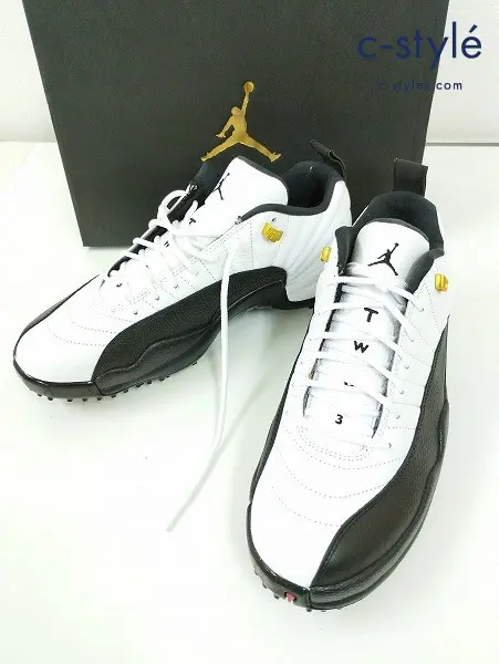 NIKE ナイキ スニーカー 29cm ホワイト×ブラック系 AIR JORDAN 12 LOW GOLF DH4120-010