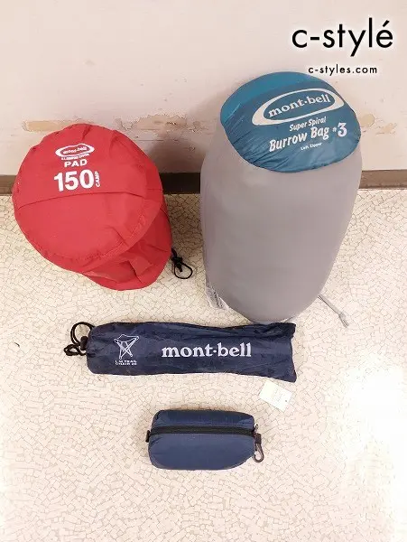 mont-bell 寝袋 Burro Bag #3 トレールチェア 26 コンパクト リンコウバッグ クイックキャリー エアパッド