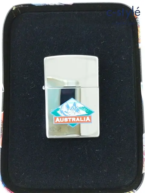 ZIPPO ジッポー オイルライター AUSTRALIA シルバー ’96 限定TIN缶 オーストラリア