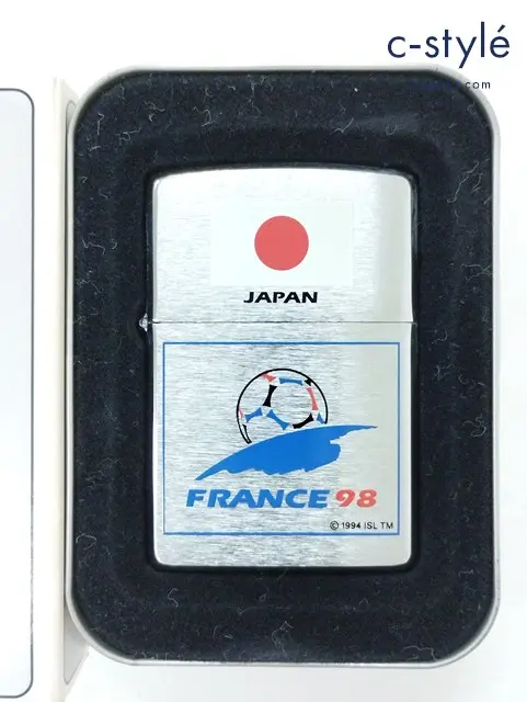 ZIPPO ジッポー オイルライター FIFA WORLD CUP FRANCE 98 japan シルバー ’97 フランス