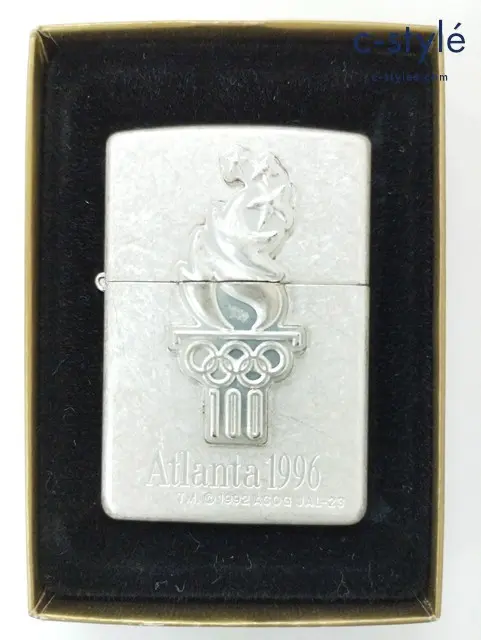 ZIPPO ジッポー オイルライター アトランタオリンピック 聖火 シルバー系 ’96 Atlanta Olympic 五輪
