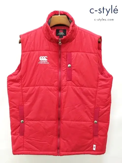 CANTERBURY カンタベリー ダウンベスト XL レッド RA34655
