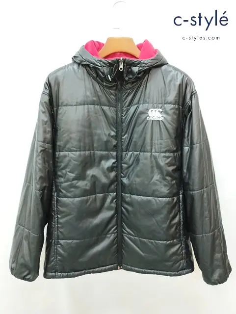 CANTERBURY カンタベリー ダウンジャケット XL ブラック リバーシブル フリース RG-76569