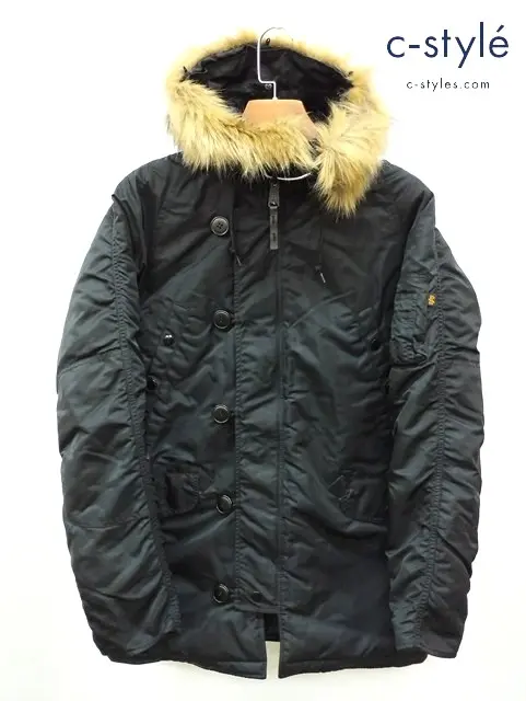 ALPHA INDUSTRIES アルファインダストリーズ フライトジャケット M ブラック N-3B 20094-201