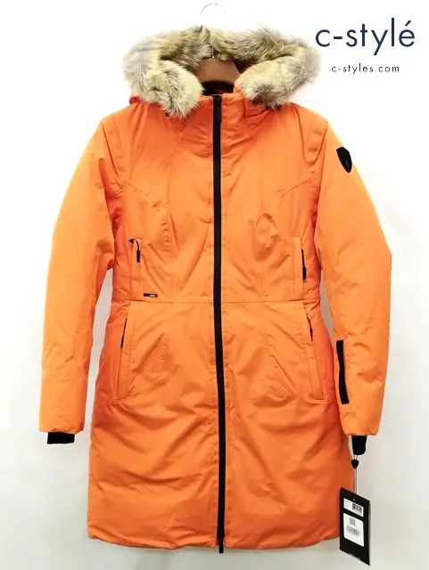 nobis ノビス ダウンコート M オレンジ SCOUT RAFGT0658 レディース