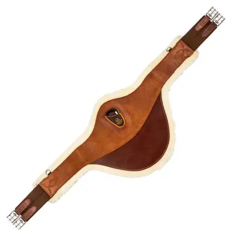 アカバロ(Acavallo) 乗馬 腹帯 Jumping stud guard girth removable faux sheepskin