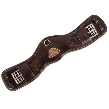 アカバロ(Acavallo) 乗馬 腹帯 Anatomical dressage girth leather