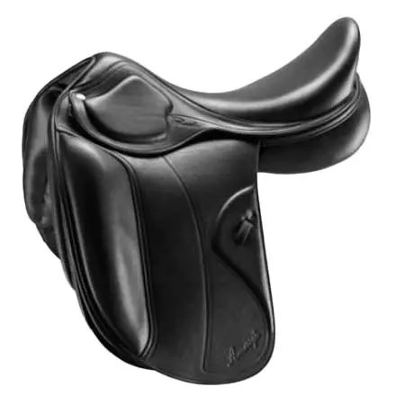 アメリゴ(Amerigo) 乗馬 鞍 コルティナ ドレサージュ – ピネロロ モノフラップ 17.5″ M ブラック