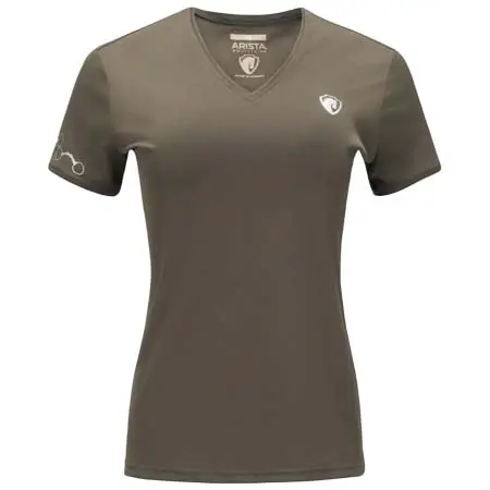 アリスタエクエストリアン(ARISTA EQUESTRIAN) 乗馬 Tシャツ Sublime V-Tee, Forest Night
