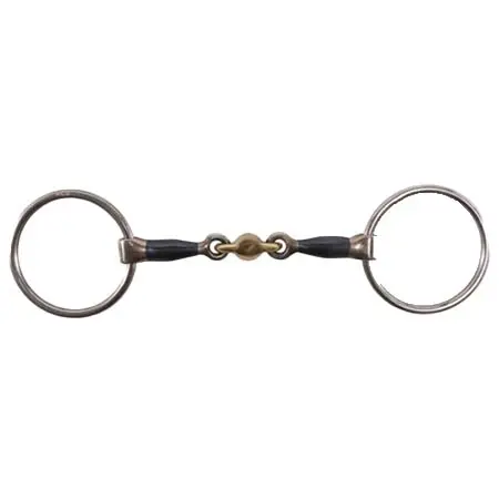 ブルーアロイ(Blue Alloy) 乗馬 ハミ Loose Ring Training Snaffle Bit