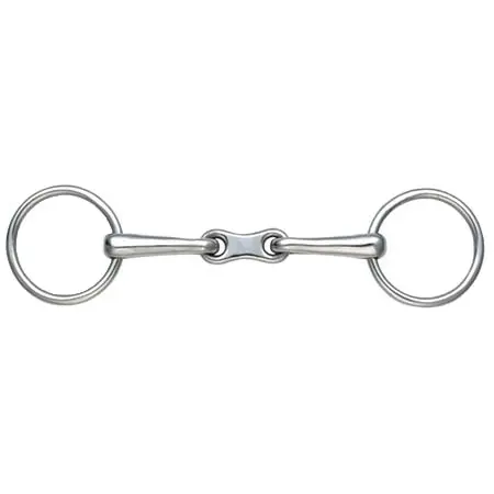 バックリービッツ(Buckley Bits) 乗馬 ハミ フレンチリンク ルーズリング ブラドゥーン