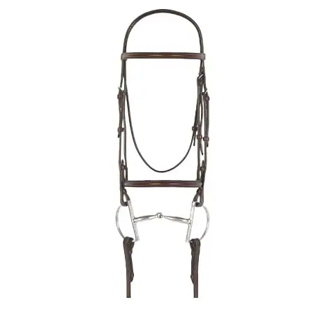 キャメロット(CAMELOT) 乗馬 頭絡 Plain Raised Snaffle Bridle