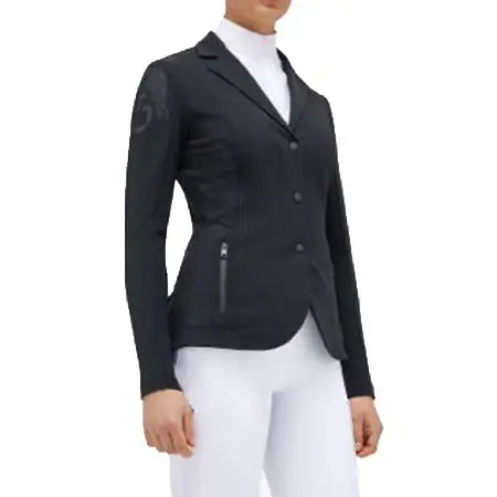 カヴァレリアトスカーナ(Cavalleria Toscana) 乗馬 競技用ジャケット レボリューション レディース ジップ付き パンチング加工 コンペティションジャケット