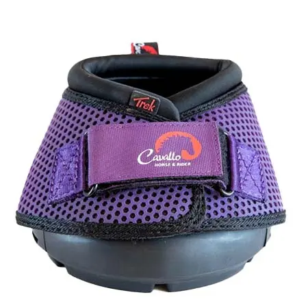 カバロフーフブーツ(Cavallo Hoof Boots) 乗馬 馬用プロテクター トレック パープル レギュラーソール フーフブーツ