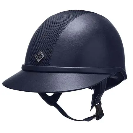 チャールズオーウェン(Charles Owen) 乗馬 ヘルメット SP8プラス size:56 Leather Look