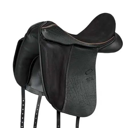 カスタムサドラリー(Custom Saddlery) 乗馬 鞍 ステファンズ アドバンテージ バッファロー シングルフラップ 馬場馬術用サドル