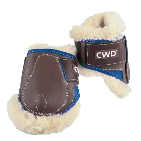 CWD(シーダブリュディー) 乗馬 馬用プロテクター Sport Color velcro fetlock boots young horse with artificial sheepskin lining