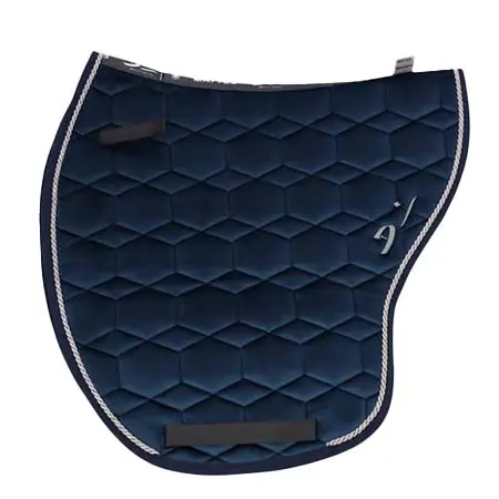 デニーデザイン(Denni Design) 乗馬 ゼッケン・パッド シャロックベルベットブルーベルベット