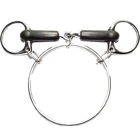 デバーサドラリー(Dever Saddlery) 乗馬 ハミ ラバーマウス デクスター レーシング ビット