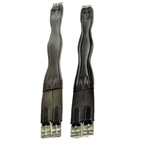 デバーサドラリー(Dever Saddlery) 乗馬 腹帯 クラシック アサーストーン 腹帯 エラスティック ワンエンド