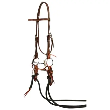 ダウンアンダーホースマンシップ(Downunder Horsemanship) 乗馬 頭絡 Barbwire Mecate Set