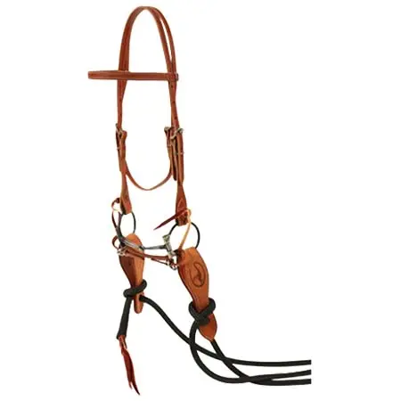 ダウンアンダーホースマンシップ(Downunder Horsemanship) 乗馬 頭絡 Plain Harness Mecate Set