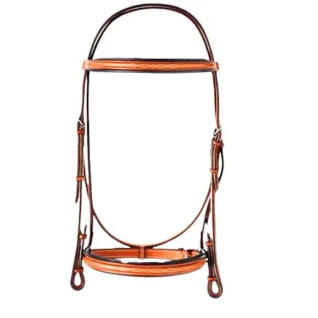 エッジウッド(Edgewood) 乗馬 頭絡 Fancy Stitched Padded Raised Bridle 5/8インチ