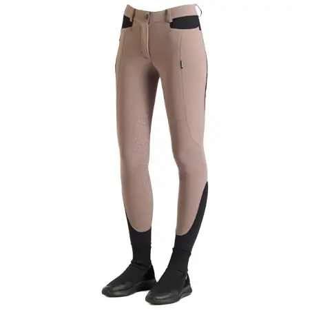 エゴ7(EGO7) 乗馬 乗馬ズボン Jumping Ribbed Normal Waist Knee Grip Breeches,turtledove