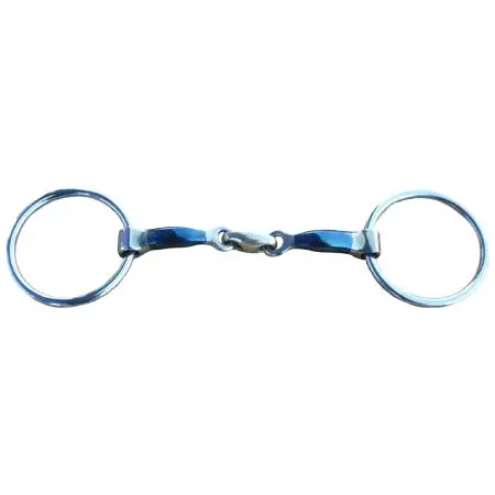 エリコ(Elico) 乗馬 ハミ Loose Ring Blue Sweet Iron Lozenge Bit