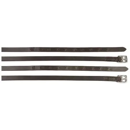 エリコ(Elico) 乗馬 鐙・鐙革 Junior Stirrup Leathers – Brown