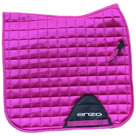 エンツォ(Enzo) 乗馬 ゼッケン・パッド Satin Dressage Saddle Pad