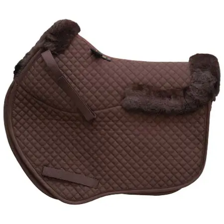 エンツォ(Enzo) 乗馬 ゼッケン・パッド Sheepskin GP Saddle Pad