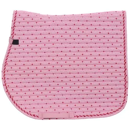エペレジェック(Epplejeck) 乗馬 ゼッケン・パッド Saddle Pad All Purpose Epplejeck EJValentine Pink