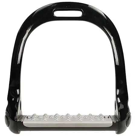 エペレジェック(Epplejeck) 乗馬 鐙・鐙革 Stirrups Colour Aluminium Grip Black