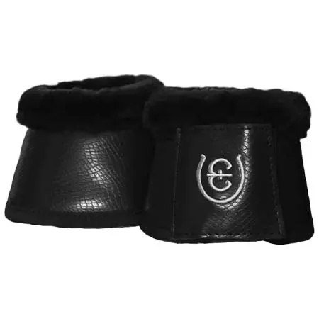 エクエストリアンストックホルム(Equestrian Stockholm) 乗馬 馬用プロテクター Bell Boots Black Edition