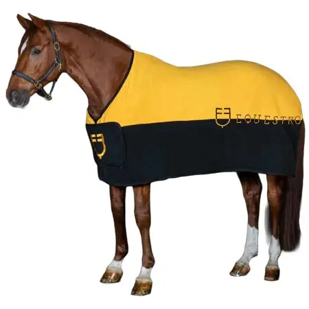 エクエストロ(Equestro) 乗馬 馬着 Bicolour anti-pilling fleece rug
