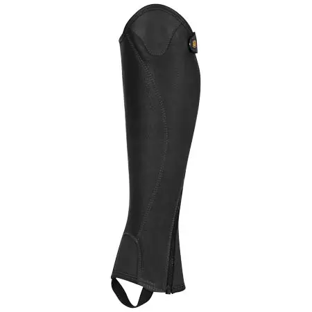 エクエストロ(Equestro) 乗馬 チャップス Unisex soft leather gaiters with side zip
